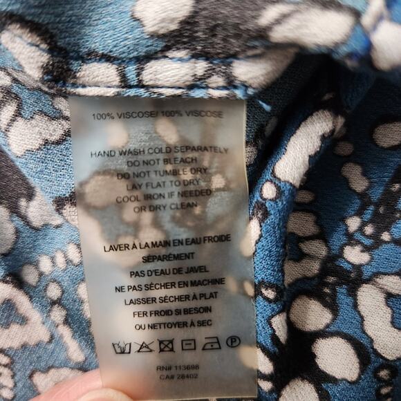 Margaret O'Leary Floral Back Cut Out Maxi Dress Size Small - Picture 4 of 7